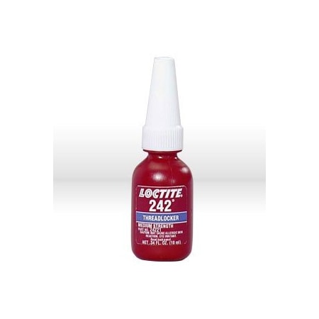 Loctite Thread Sealant, 242R Threadlocker Blue, Medium Strength 10 ml Bottle Old No 24221 LOC135354